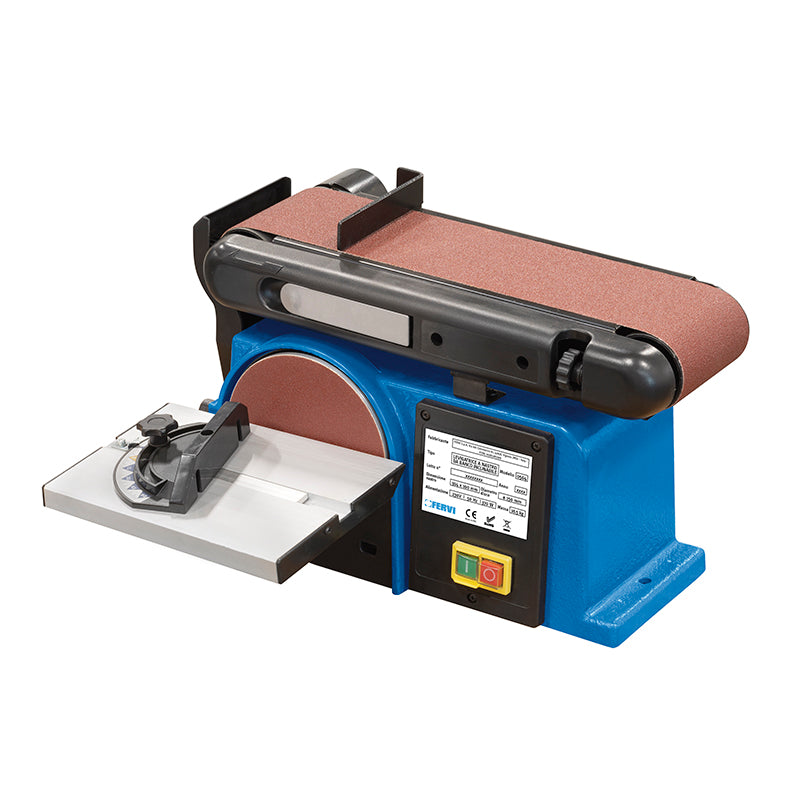 Fervi Levigatrice a nastro da banco inclinabile - 0564