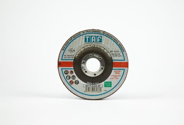 MT4 (A30T) Taglio di acciaio e ghise Mole centro depresso ⌀ mm 125