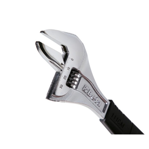 Beta Chiave regolabile a rullino cromata, modello corto con apertura maggiorata