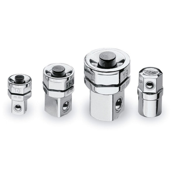 Beta Kit di 4 adattatori per chiavi a cricchetto: 1 adattatore per bits 3 adattatori a sgancio rapido - Olivieri Ferramenta srl