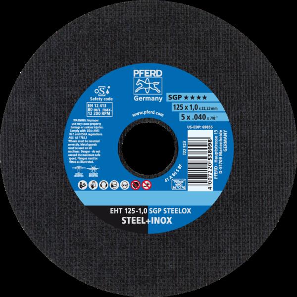 PFERD Dischi da taglio EHT 125-1,0 SGP STEELOX