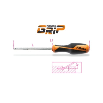 Beta Chiavi maschio esagonale ad estremità sferica con impugnatura