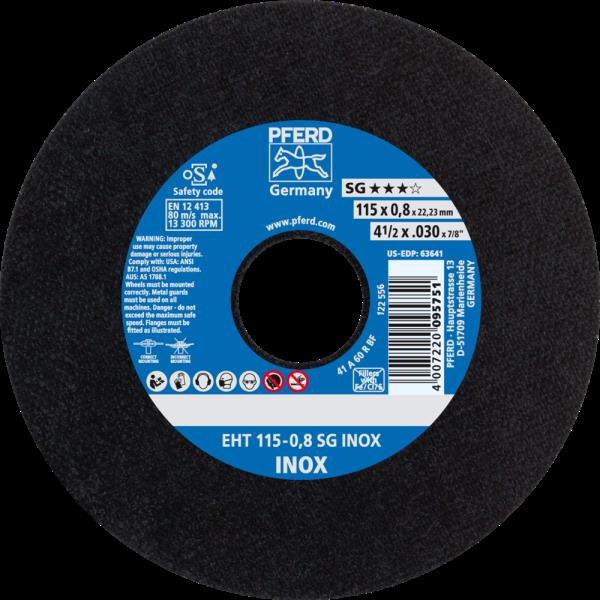 PFERD Dischi da taglio EHT 115-0,8 SG INOX