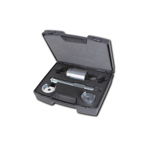 Beta Assortimento di utensili per l'estrazione e l'introduzione dei silent block di Fiat Panda 4x4, Panda Metano e Cross, Fiat 500, Ford Ka e Opel Adam