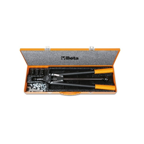 Beta Rivettatrice 1742A con assortimento di 60 inserti filettati in acciaio