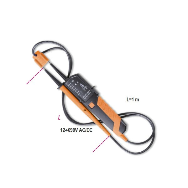 Beta Tester combinato di tensione e continuità 12-690V AC/DC