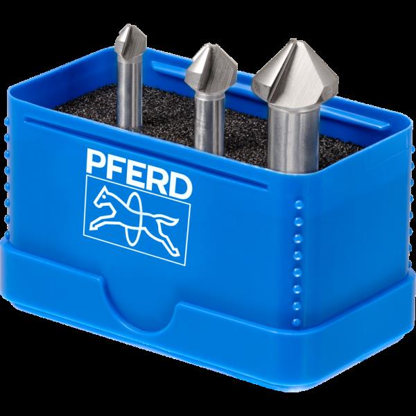 PFERD Utensili per forare e svasare SET UGT HSSE DIN335 C90° 3