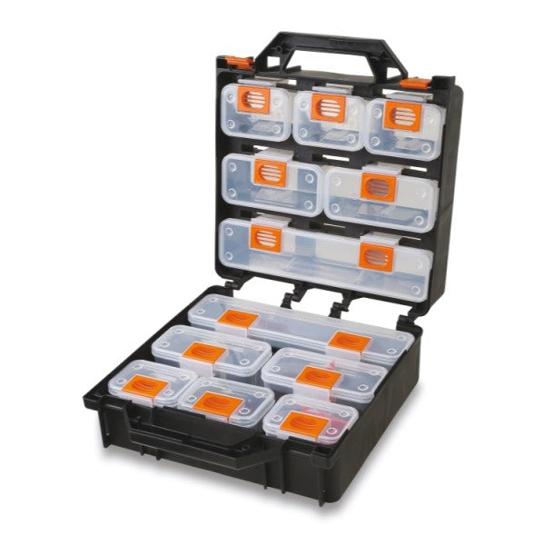 Beta Valigia organizer con 12 vaschette asportabili, vuota