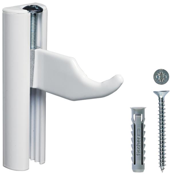 FISCHER Mensola radiatori tubolari TX regolabile in verticale (1 Pz.)