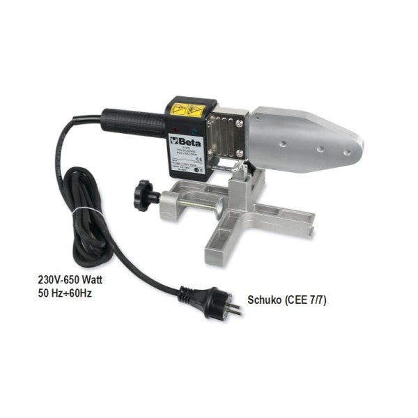 Beta Polifusori per saldatura tubi e raccordi in materiale plastico PE, PP, PVC e PVDF