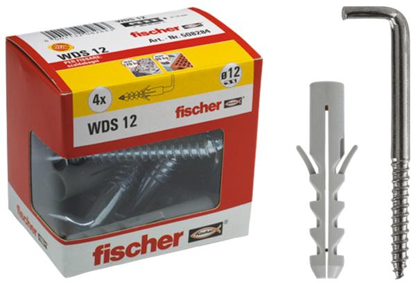 FISCHER Tasselli cassette WC e scaldabagno WDS 10 Y (1 Pz.)