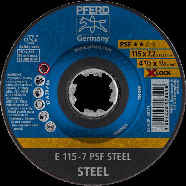 PFERD Dischi da sbavo E 115-7 PSF STEEL/X-LOCK