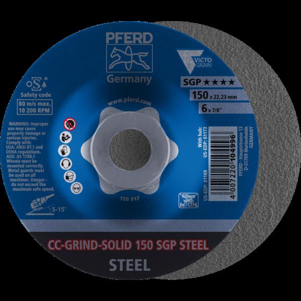 PFERD CC-GRIND (inclusi SOLID, FLEX, STRONG) CC-GRIND-SOLID 150 SGP STEEL