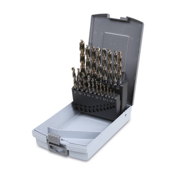 Beta Serie di punte rettificate in acciaio HSS-CO 8% in cassetta