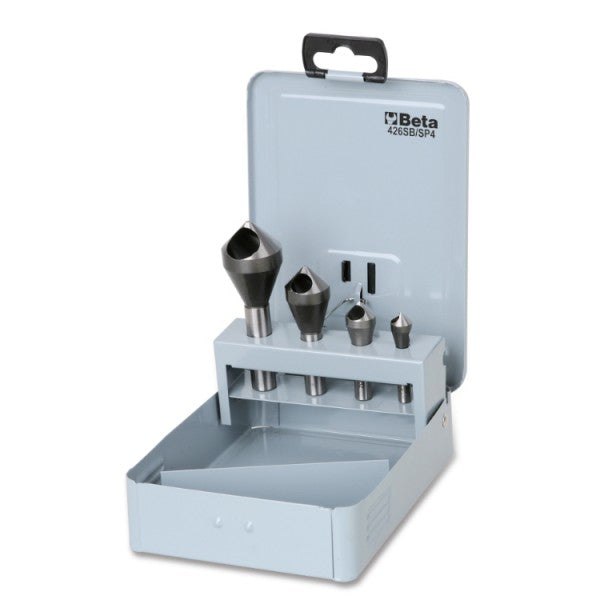 Beta Serie di frese a sbavare e svasare in cassetta metallica