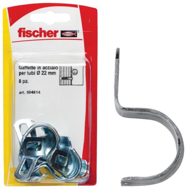 FISCHER Gaffetta fissatubi D10 K (1 Pz.)