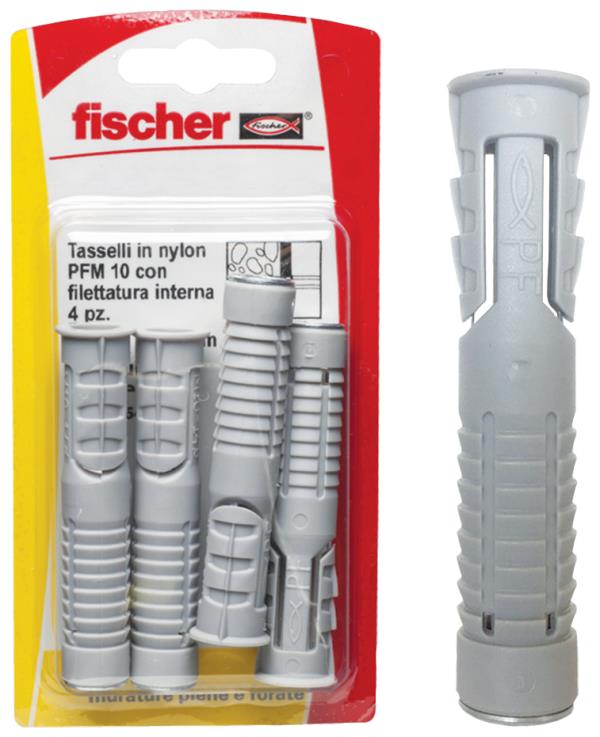 FISCHER Tasselli PFM 8 K per reggi mensola a scomparsa (1 Pz.)