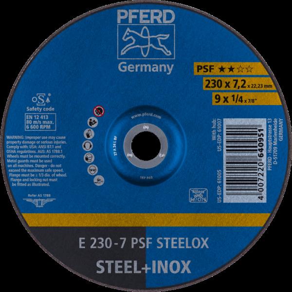 PFERD Dischi da sbavo E 230-7 PSF STEELOX
