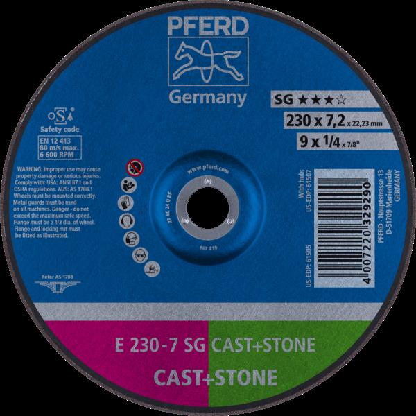 PFERD Dischi da sbavo E 230-7 SG CAST+STONE