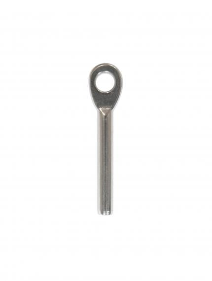 CARCANO A514 Terminale a pressare a occhio in acciaio inox