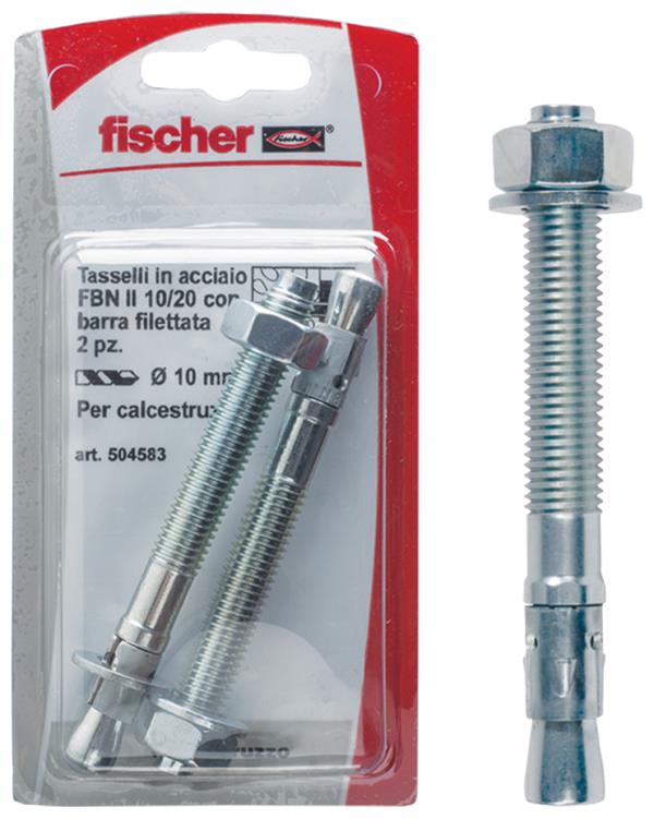 FISCHER Tasselli acciaio FBN 10/20 K (1 Pz.)