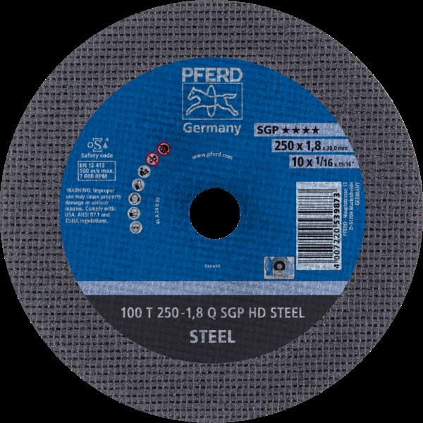 PFERD HEAVY DUTY SGP fino a diam. 2000 mm 100 T 250-1,8 Q SGP HD STEEL/30,0