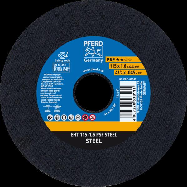 PFERD Dischi da taglio EHT 115-1,6 PSF STEEL
