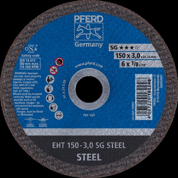 PFERD Dischi da taglio EHT 150-3,0 SG STEEL