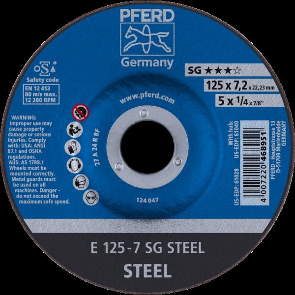 PFERD Dischi da sbavo E 125-7 SG STEEL
