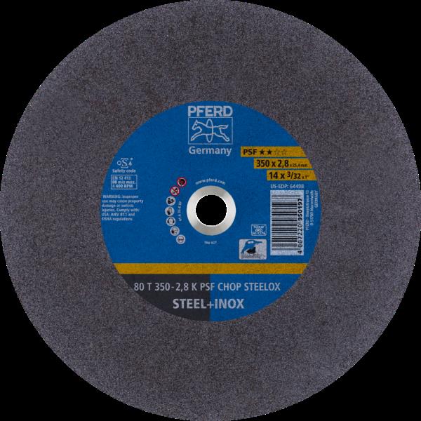 PFERD CHOPSAW dischi taglio stazionario 80 T 350-2,8 K PSF CHOP STEELOX/25,4 (5)