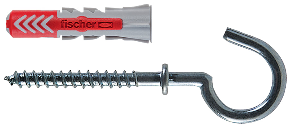 FISCHER Tasselli DUOPOWER 6/2 con gancio medio (25 Pz.)
