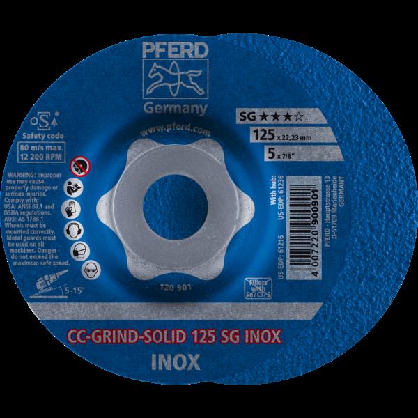 PFERD CC-GRIND (inclusi SOLID, FLEX, STRONG) CC-GRIND-SOLID 125 SG INOX