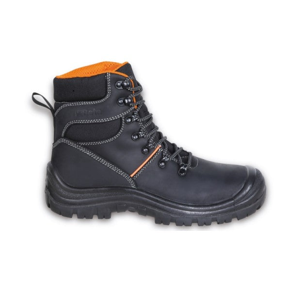 Beta Stivaletti in pelle nabuk idrorepellente, con inserti in mesh e copripuntale di rinforzo in poliuretano