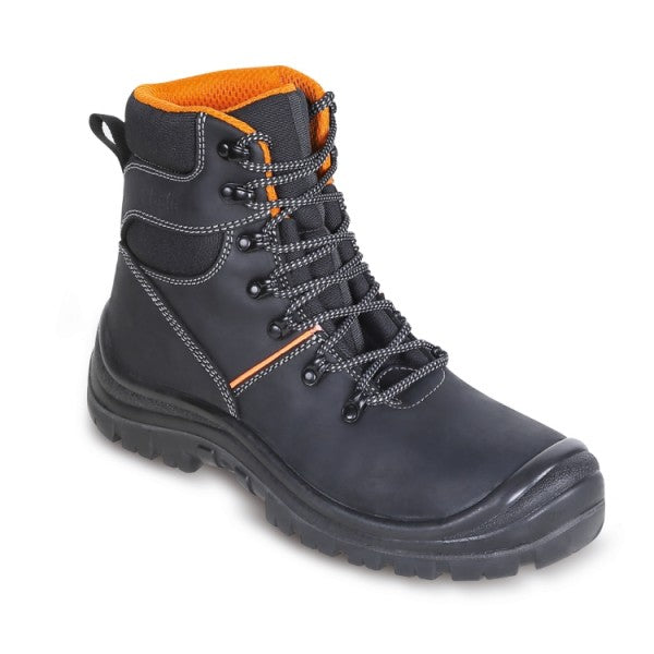 Beta Stivaletti in pelle nabuk idrorepellente, con inserti in mesh e copripuntale di rinforzo in poliuretano