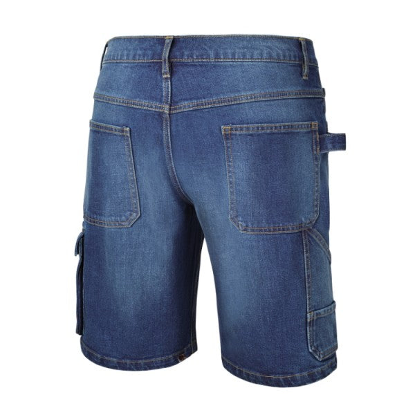 Beta Bermuda jeans da lavoro elasticizzati