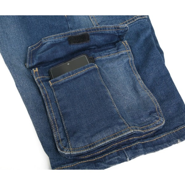 Beta Bermuda jeans da lavoro elasticizzati