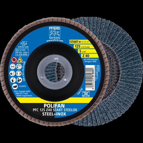PFERD Dischi lamellari POLIFAN PFC 125 Z 40 Z-START