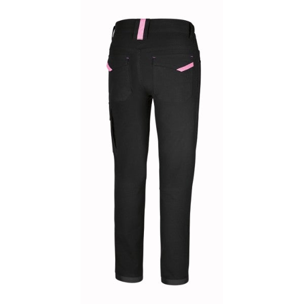 Beta Pantaloni da lavoro da donna multitasche in 100% cotone elasticizzato, 220g
