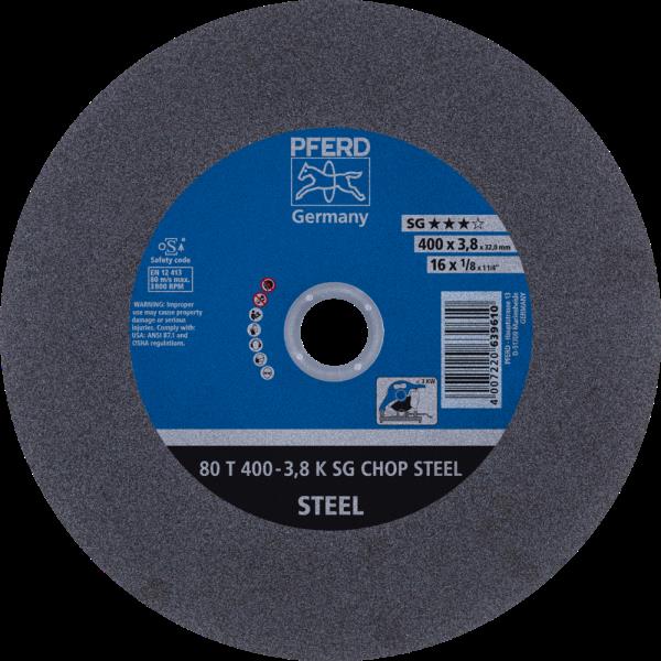 PFERD CHOPSAW dischi da taglio uso stazionario 80 T 400-3,8 K SG CHOP STEEL/32,0