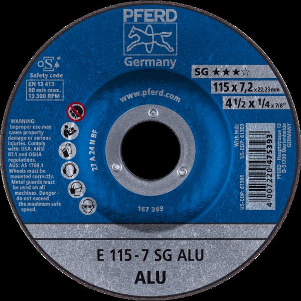 PFERD Dischi da sbavo E 115-7 SG ALU