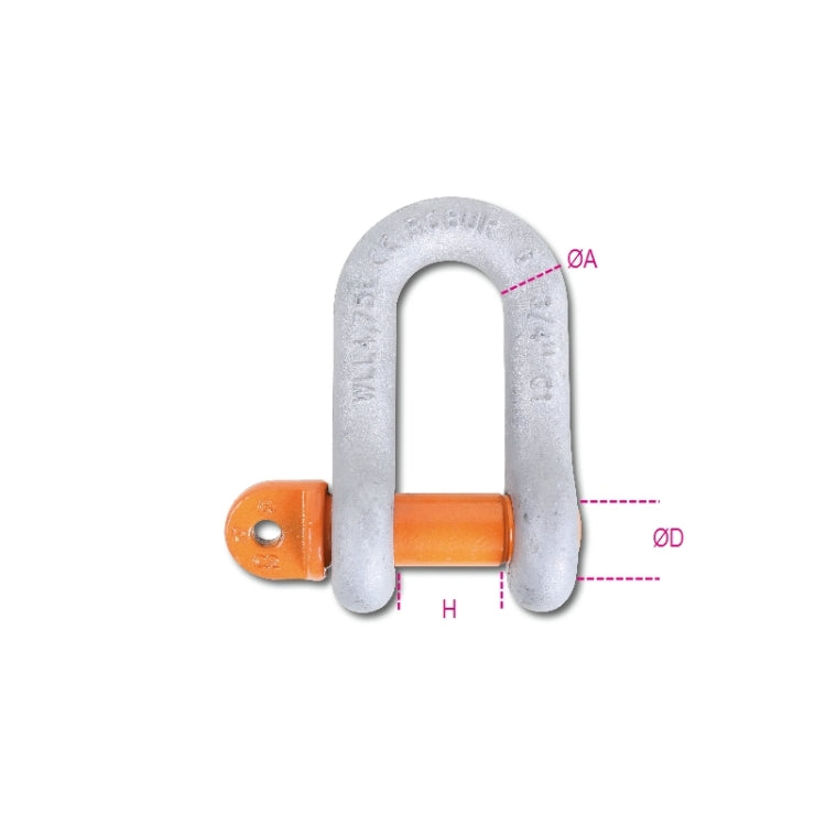 Beta Grilli diritti per sollevamento, perno a vite, acciaio legato ad alta resistenza staffa zincata a caldo