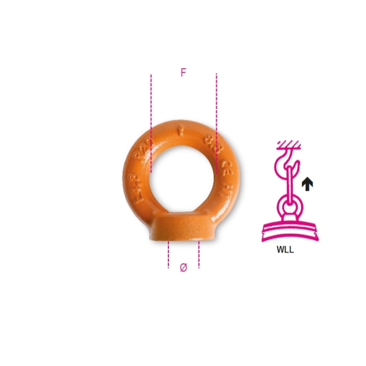 Beta Golfari femmina per sollevamento, acciaio legato ad alta resistenza grado 8