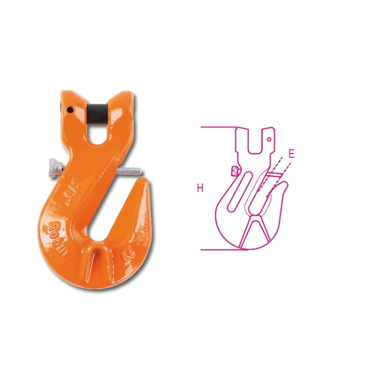 Beta Gancio accorciatore a forcella con sicura di bloccaggio, acciaio legato ad alta resistenza grado 8