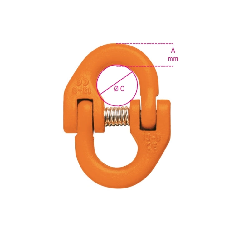 Beta Maglia di giunzione per sollevamento, acciaio legato ad alta resistenza grado 8