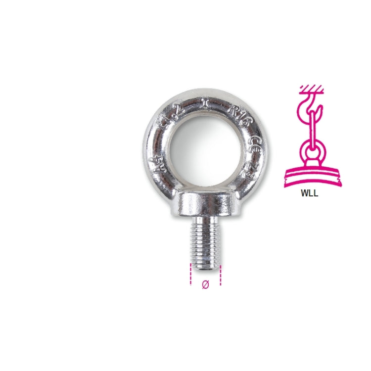 Beta Golfari per sollevamento inox A4 maschio, FORGIATI