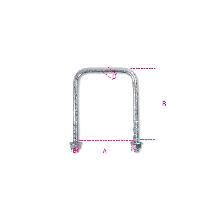 Beta Collari quadri zincati a caldo
