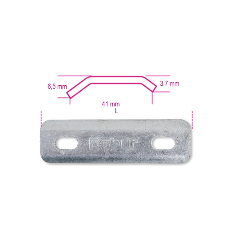 Beta Piastre per collari quadri zincate a caldo