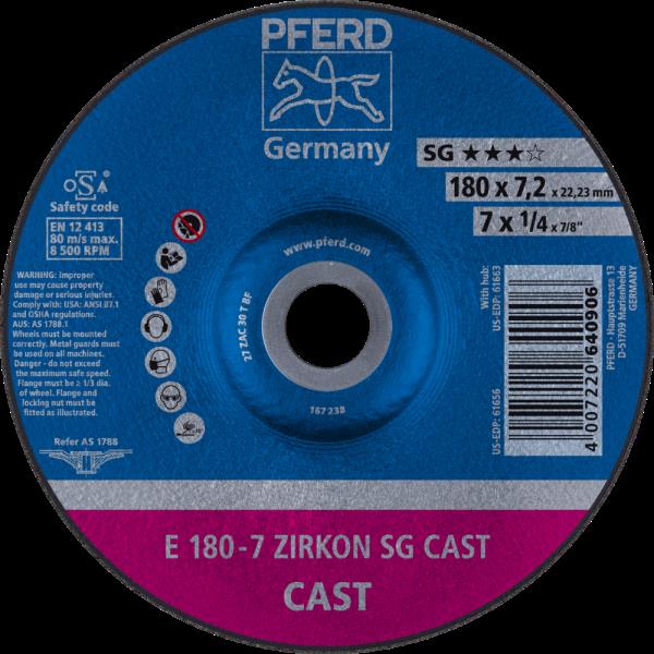PFERD Dischi da sbavo E 180-7 ZIRKON SG CAST