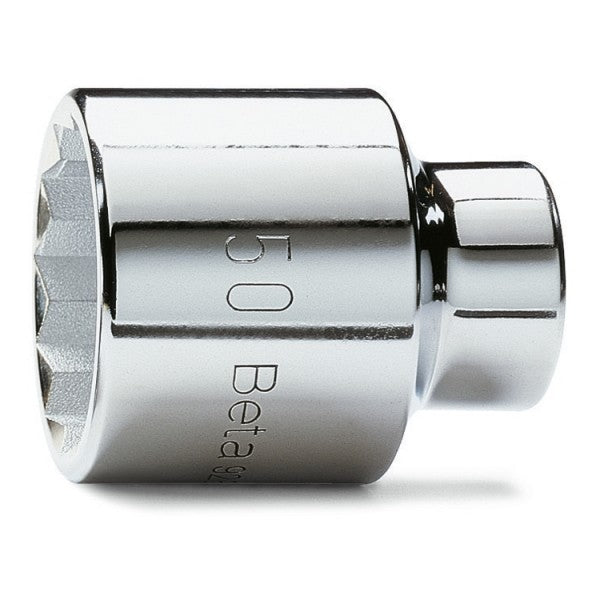 Beta Chiavi a bussola con attacco quadro femmina 3/4" bocca poligonale, cromate