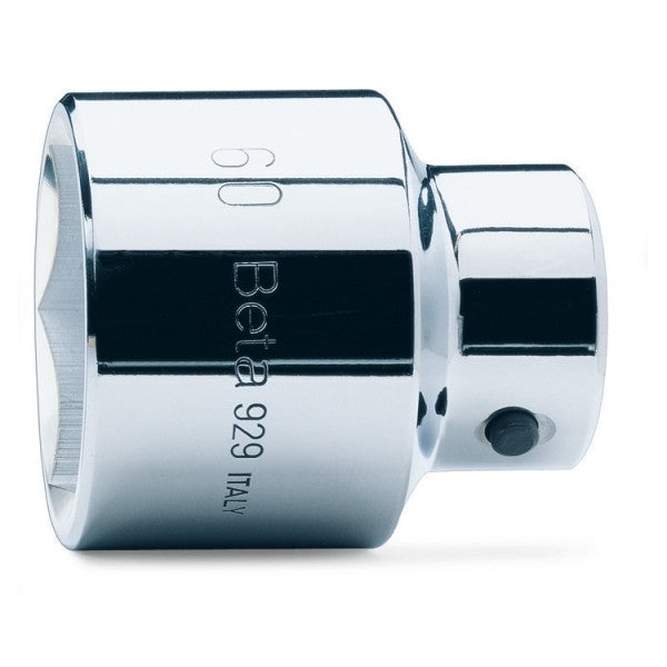 Beta Chiavi a bussola con attacco quadro femmina 1" bocca esagonale, cromate